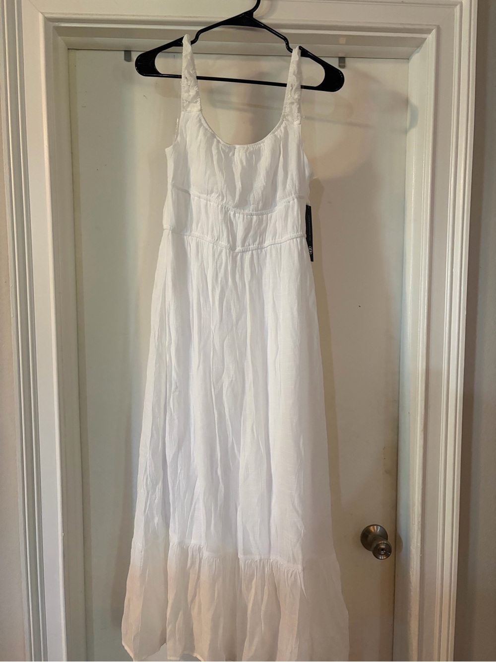 As U Wish White Sleeveless Maxi Dress for Girls